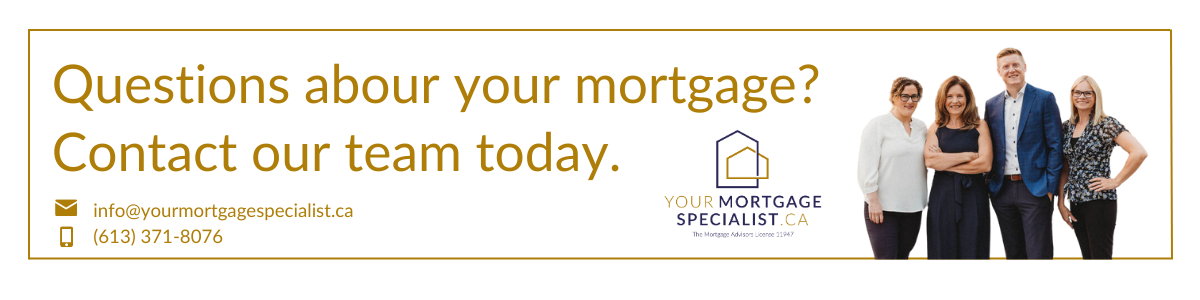 An image of the mortgage team beside a click-link if you have mortgage questions